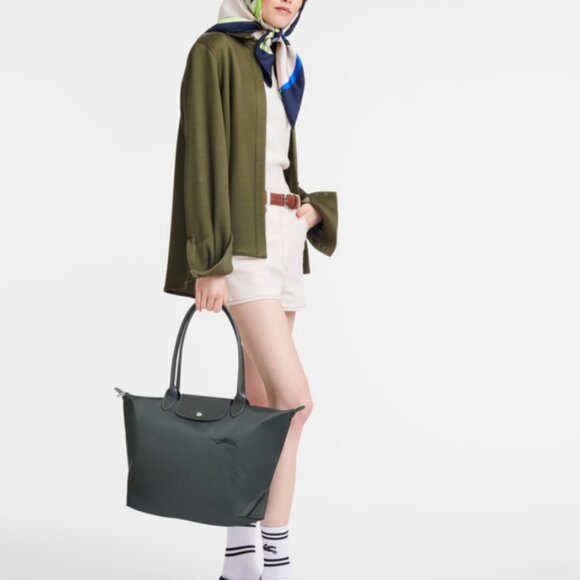 NEW | Longchamp Le Pliage Tote bag Graphite color - Picture 6 of 7